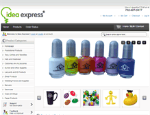 Tablet Screenshot of idea-express.com